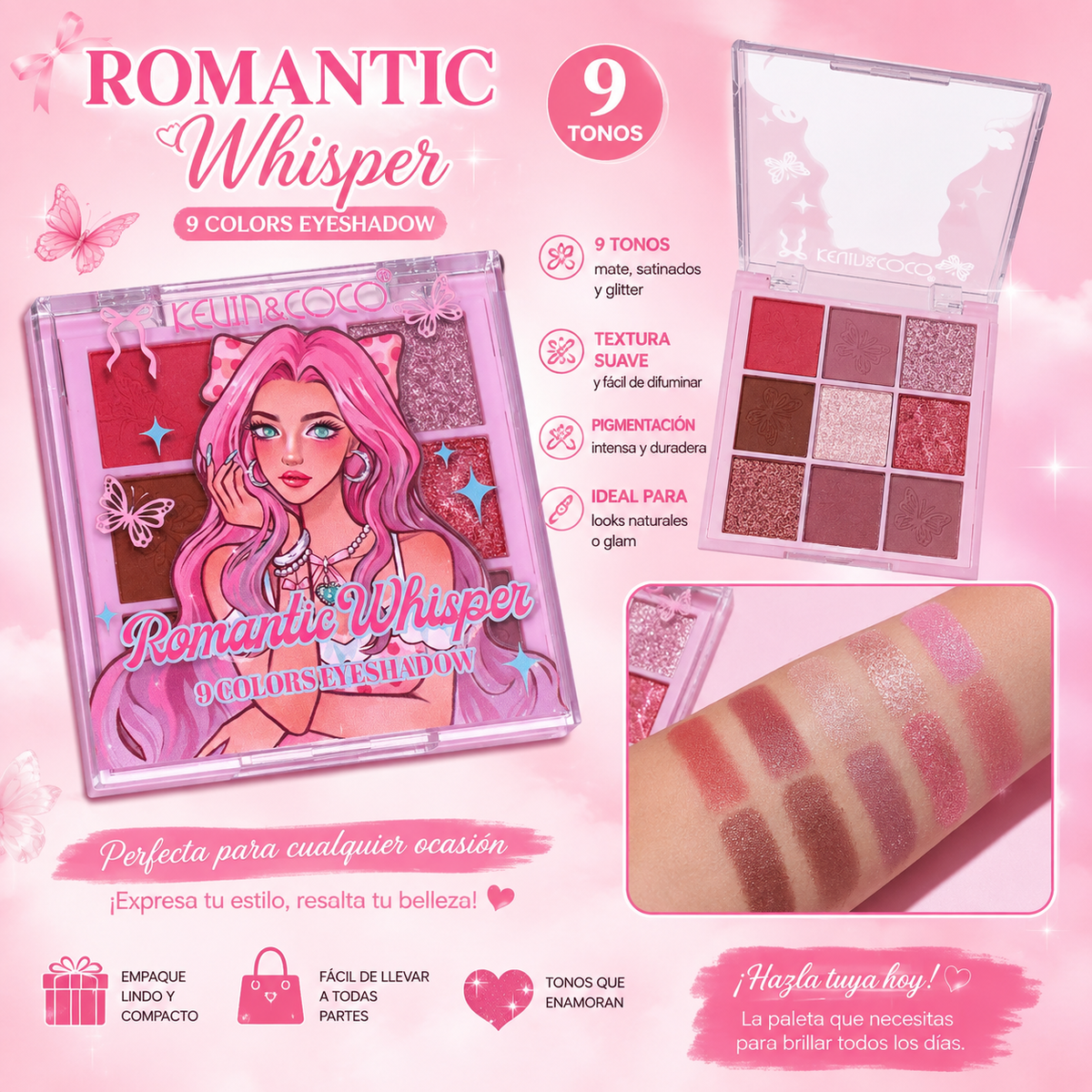 Romantic whisper heyeshadow 😍