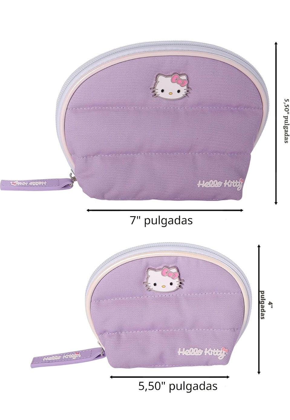 Hello Kitty - Juego de bolsas de maquillaje