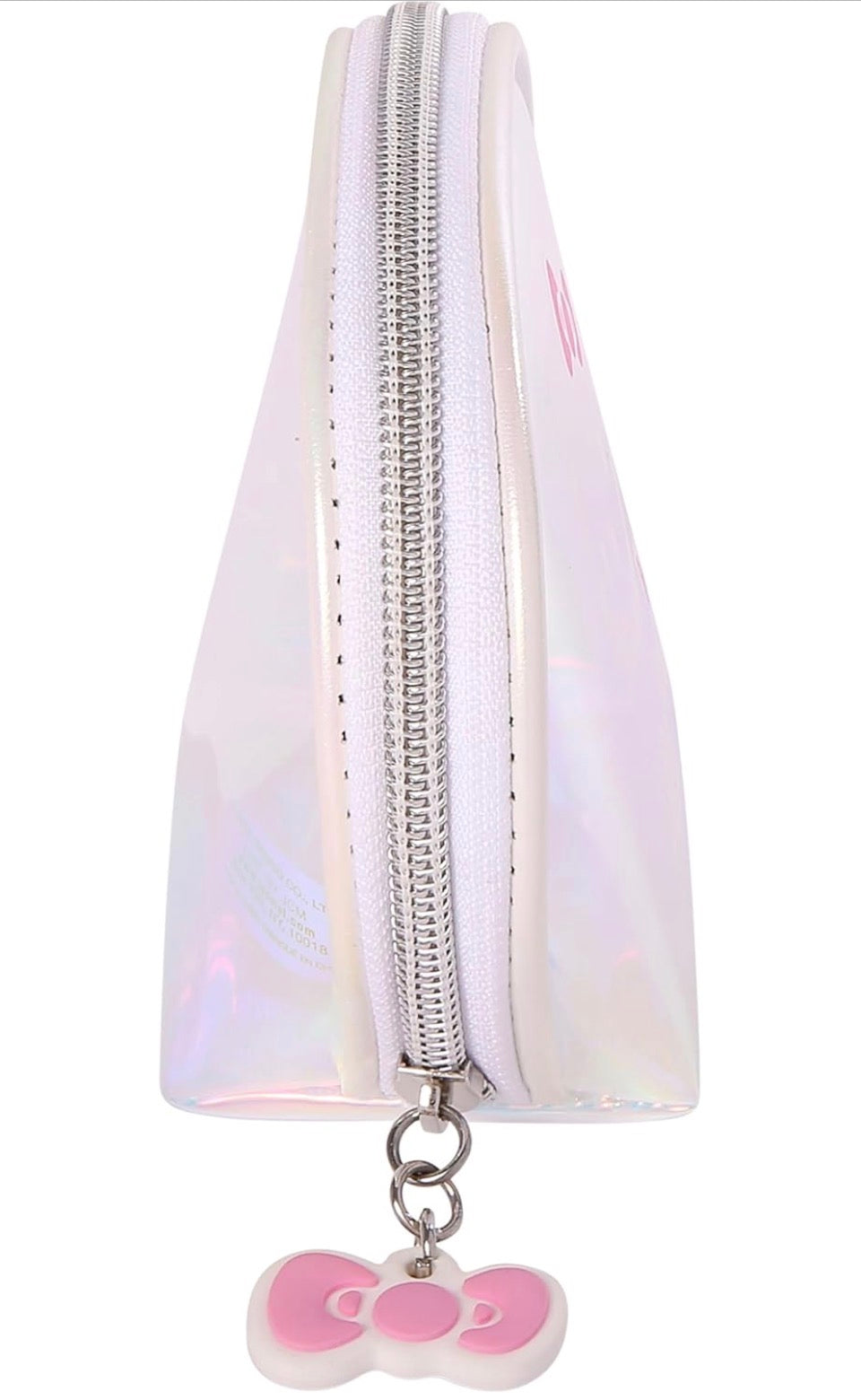 Hello Kitty - Juego de bolsas de maquillaje, cosméticos transparentes, grande y pequeño